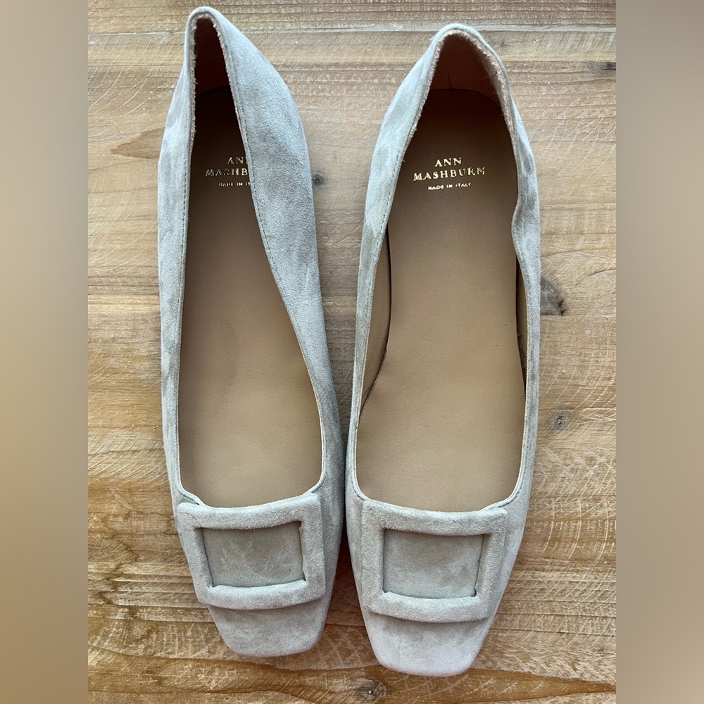 Ann Mashburn Buckle Shoe Suede - Picture 3 of 8